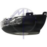 CALOTTA SPECCHIO RETROVISORE SEAT ALHAMBRA 10 SKODA YETI 09 VW SHARAN 10 TIGUAN 10>16 DX INFERIOR CON FRECC RET CON LUCE CORTESIA