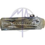 FANALE FANALINO SU RETROVISORE SINISTRO PER FIAT DOBLO DAL 2009 - OPEL COMBO DAL 2012 BIANCO