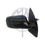 SPECCHIO SPECCHIETTO RETROVISORE ALFA ROMEO 145 '94->'01 DX MECC NERO (VETRO BLU)