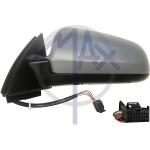 SPECCHIO RETROVISORE ELETTRICO AUDI A4 05>08 SINISTRO VERNICIABILE ASFERICO CROMATO TERMICO
