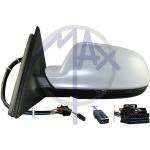 SPECCHIO RETROVISORE ELETTRICO AUDI A4 10>15 SINISTRO VERNICIABILE C/FANA 10 PIN