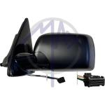 SPECCHIO RETROVISORE ELETTRICO BMW X5 E53 00>07 SX VERNICIAB LUCE CORTE MEMO RIPIEG ELET 14PIN