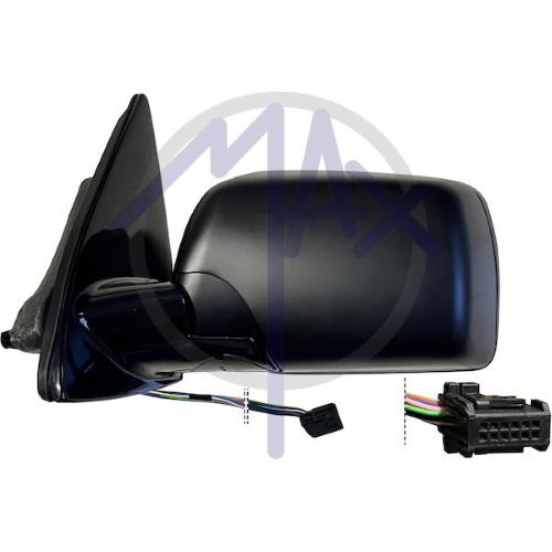 SPECCHIO RETROVISORE ELETTRICO BMW X5 E53 00>07 SX VERNICIAB LUCE CORTE MEMO RIPIEG ELET 14PIN