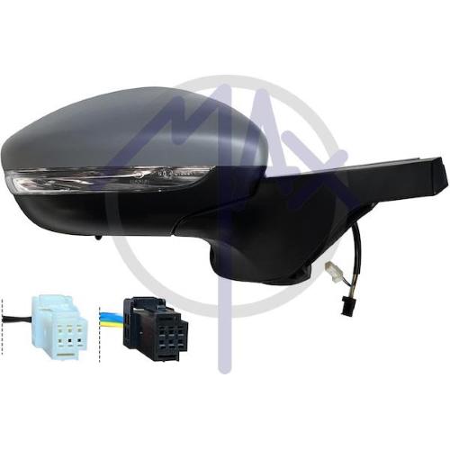 SPECCHIO RETROVISORE ELETTRICO CITROEN C3 DAL 2018 SX VERNICIABILE FAN SENSOR TEMP 6+2PIN