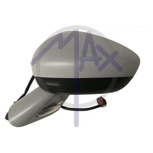 SPECCHIO RETROVISORE ELETTRICO CITROEN C5 08>17 SX VERNICIABILE C/FANALINO 6 PIN