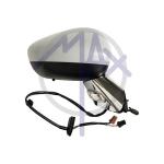 SPECCHIO RETROVISORE ELETTRICO CITROEN DS3 10>19 DESTRO VERNICIAB BASE CROM FAN SENS TEM 9PIN