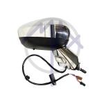 SPECCHIO RETROVISORE ELETTRICO CITROEN DS3 10>19 DESTRO CROMATO FANA SENSOR TEMP RIPIEG ELET 11PIN