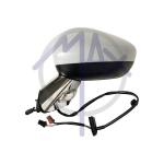 SPECCHIO RETROVISORE ELETTRICO CITROEN DS3 10>19 SINISTRO VERNICIAB BASE CROM FAN RIPIEG 9PIN