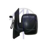 SPECCHIO RETROVISORE ELETTRICO CITROEN JUMPY 07>16 - FIAT SCUDO 07>21 - PEUGEOT EXPERT 07>16 SINISTRO NERO TERMICO (DOPPIO VETRO)