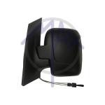 SPECCHIO RETROVISORE MECCANICO CITROEN JUMPY 07>16 - FIAT SCUDO 07>21 - PEUGEOT EXPERT 07>16 SINISTRO NERO (DOPPIO VETRO)