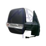 SPECCHIO RETROVISORE ELETTRICO FIAT DOBLO' CARGO 10 - OPEL COMBO 12>18 DX NERO FAN SENSORE TEM TERM (DOPPIO VETRO)