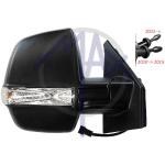 SPECCHIO RETROVISORE MECCANICO FIAT DOBLO' CARGO 15 - OPEL COMBO 15>18 DX NERO FANA (DOPPIO VETRO)