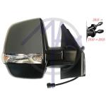 SPECCHIO RETROVISORE MECCANICO FIAT DOBLO' CARGO 15 - OPEL COMBO 15>18 DX VERNICIABILE FANA (DOPPIO VETRO)
