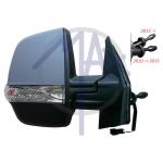 SPECCHIO RETROVISORE MECCANICO FIAT DOBLO' CARGO 10>15 - OPEL COMBO 12>15 DX VERNICIAB FAN (DOPPIO VETRO)