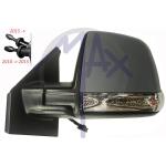 SPECCHIO RETROVISORE MECCANICO FIAT DOBLO' COMBI/PANORAMA 10>15 - OPEL COMBO 12>15 SX VERN FAN(VETRO SINGOLO)