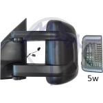 SPECCHIO RETROVISORE MANUALE CITROEN JUMPER 06 - FIAT DUCATO 06 - PEUGEOT BOXER 06 SX NERO FREC BIANC SENSOR TE(DOPP VETRO BRACCIO LUNGO)5W
