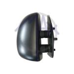 SPECCHIO RETROVISORE MANUALE CITROEN JUMPER 99>06 - FIAT DUCATO 99>06 - PEUGEOT BOXER 99>06 DX NERO (DOPPIO VETRO BRACC CORTO)