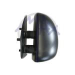 SPECCHIO RETROVISORE MANUALE CITROEN JUMPER 99>06 - FIAT DUCATO 99>06 - PEUGEOT BOXER 99>06 SX NERO (DOPPIO VETRO BRACC CORTO)