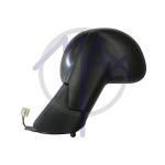 SPECCHIO RETROVISORE ELETTRICO FIAT MULTIPLA DAL 1999 SINISTRO NERO (DOPPIO VETRO) 3 PIN