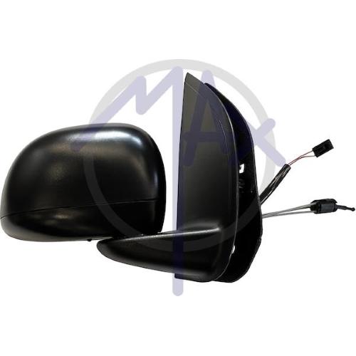 SPECCHIO RETROVISORE MECCANICO FIAT PANDA DAL 2012 DESTRO NERO CON SENSORE DI TEMPERATURA