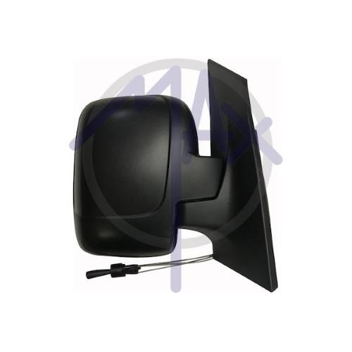 SPECCHIO RETROVISORE MECCANICO CITROEN JUMPY 07>16 - FIAT SCUDO 07>21 - PEUGEOT EXPERT 07>16 DESTRO NERO (VETRO SINGOLO)