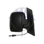 SPECCHIO RETROVISORE MECCANICO CITROEN JUMPY 07>16 - FIAT SCUDO 07>21 - PEUGEOT EXPERT 07>16 DESTRO NERO (DOPPIO VETRO)