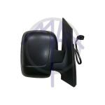 SPECCHIO RETROVISORE ELETTRICO CITROEN JUMPY 07>16 - FIAT SCUDO 07>21 - PEUGEOT EXPERT 07>16 DESTRO NERO SENSORE TEMP TERMICO (DOPPIO VETRO)