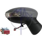 SPECCHIO RETROVISORE ELETTRICO FORD FIESTA 08>13 DX VERNICIABILE FANA RIPIEGAB 8 PIN