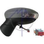 SPECCHIO RETROVISORE ELETTRICO FORD FIESTA 08>13 SX VERNICIABILE FANA RIPIEGAB 8 PIN