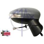SPECCHIO RETROVISORE ELETTRICO FORD FIESTA 13>17 DX VERNICIABILE FANA L/CORT 8 PIN