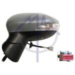 SPECCHIO RETROVISORE ELETTRICO FORD FIESTA 13>17 SX VERNICIABILE FANA L/CO RIPIEG 10 PIN