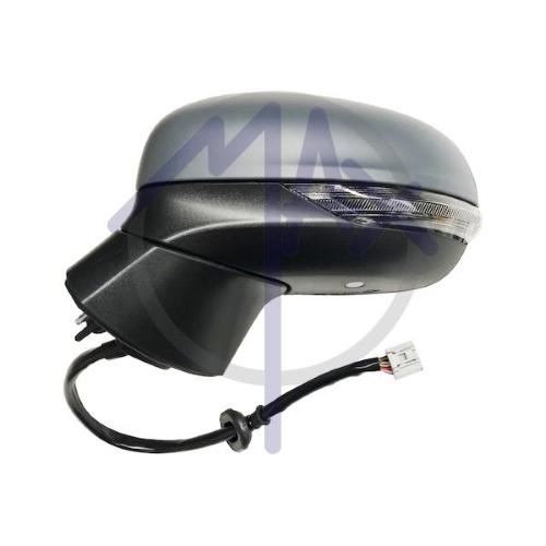 SPECCHIO RETROVISORE ELETTRICO FORD FIESTA DAL 2017 SX VERNICIABILE FANA L/CORT RIPIEG BLIS 12PIN