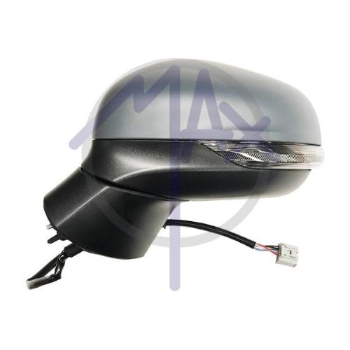 SPECCHIO RETROVISORE ELETTRICO FORD FIESTA DAL 2017 SX VERNICIABILE FANA 6 PIN