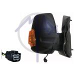 SPECCHIO RETROVISORE ELETTRICO TRANSIT 14>20 DX NR FAN AMB RIP DOP VET BRAC CORT)16W