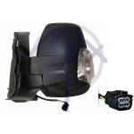 SPECCHIO RETROVISORE ELETTRICO FORD TRANSIT 14>20 SX NERO FANA BIANC (DOPP VETRO BRAC CORTO)5W