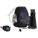 SPECCHIO RETROVISORE ELETTRICO FORD TRANSIT 14>20 DX NERO FANA BIANC (DOPP VETRO BRAC CORTO)5W