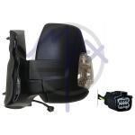 SPECCHIO RETROVISORE ELETTRICO TRANSIT 14>20 SX NR FAN BIA RIP DOP VET BRAC CORTO)5W