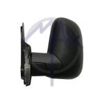 SPECCHIO RETROVISORE MANUALE FORD TRANSIT 94>00 SX NERO (VETRO SINGOLO) (BRACCIO CORTO)