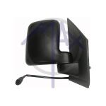SPECCHIO RETROVISORE ELETTRICO FORD TRANSIT/TOURNEO CONNECT 02>09 DX NERO (DOPPIO VETRO) (BRACCIO CORTO)