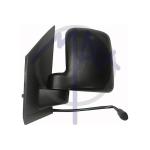 SPECCHIO RETROVISORE ELETTRICO FORD TRANSIT/TOURNEO CONNECT 02>09 SX NERO (DOPPIO VETRO) (BRACCIO CORTO)