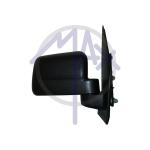 SPECCHIO RETROVISORE MANUALE FORD TRANSIT/TOURNEO CONNECT 09>14 DX NERO (VETRO SINGOLO) (BRACCIO CORTO)