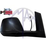 SPECCHIO RETROVISORE ELETTRICO FORD TRANSIT/TOURNEO CONNECT 14>18 DX NERO (DOPPIO VETRO)5PIN