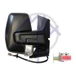 SPECCHIO RETROVISORE ELETTRICO FORD TRANSIT/TOURNEO CUSTOM 18 DX NERO FANA 6 PIN (DOPPIO VETRO)