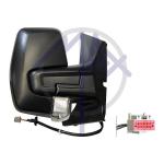 SPECCHIO RETROVISORE MANUALE FORD TRANSIT/TOURNEO CUSTOM 18 DX NERO FANA 2 PIN (DOPPIO VETRO)