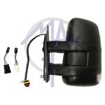 SPECCHIO RETROVISORE ELETTRICO IVECO DAILY 06>14 SINISTRO NERO FANA SENSOR TEMP TERM(DOPPIO VETRO BRACCIO CORTO) 16W