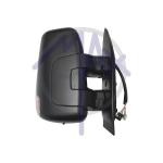 SPECCHIO RETROVISORE ELETTRICO IVECO DAILY 14 DESTRO NERO FANA SENS TEMP TERMICO 7 PIN(DOPPIO VETRO BRACCIO CORTO)16W