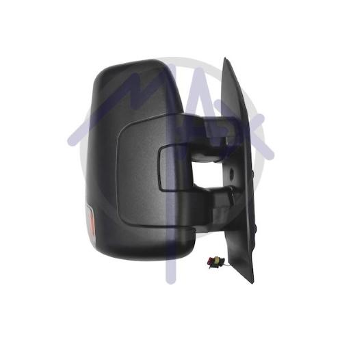 SPECCHIO RETROVISORE MANUALE IVECO DAILY 14 DESTRO NERO FANA 2 PIN (DOPPIO VETRO BRACCIO CORTO) 16W