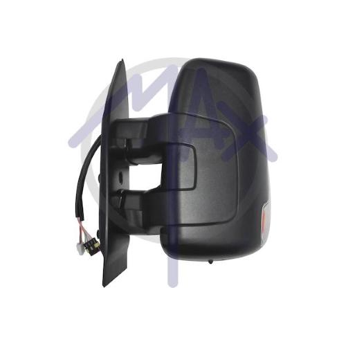 SPECCHIO RETROVISORE ELETTRICO IVECO DAILY 14 SINISTRO NERO FANA SENS TEMP TERMICO 9 PIN(DOPPIO VETRO BRACCIO CORTO)16W