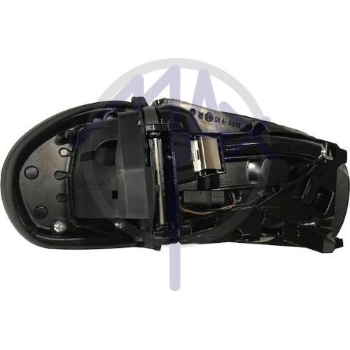 SPECCHIO RETROVISORE ELETTRICO MERCEDES CLASSE C W203 00>04 SINISTRO SENZA CALOTTA RIPIEGAB TERMICO(CONNET CORTO)9PIN