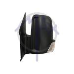 SPECCHIO RETROVISORE ELETTRICO MERCEDES SPRINTER 06>09 - VOLKSWAGEN CRAFTER 06>17 SX NERO FANA TERM 6PIN(DOPPIO VETRO CAVO CORTO)16W